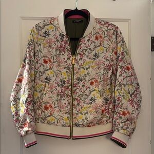 Scotch & Soda Reversible Floral Bomber Jacket